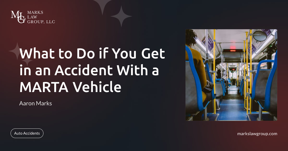 What to Do if You Get in an Accident With a MARTA Vehicle