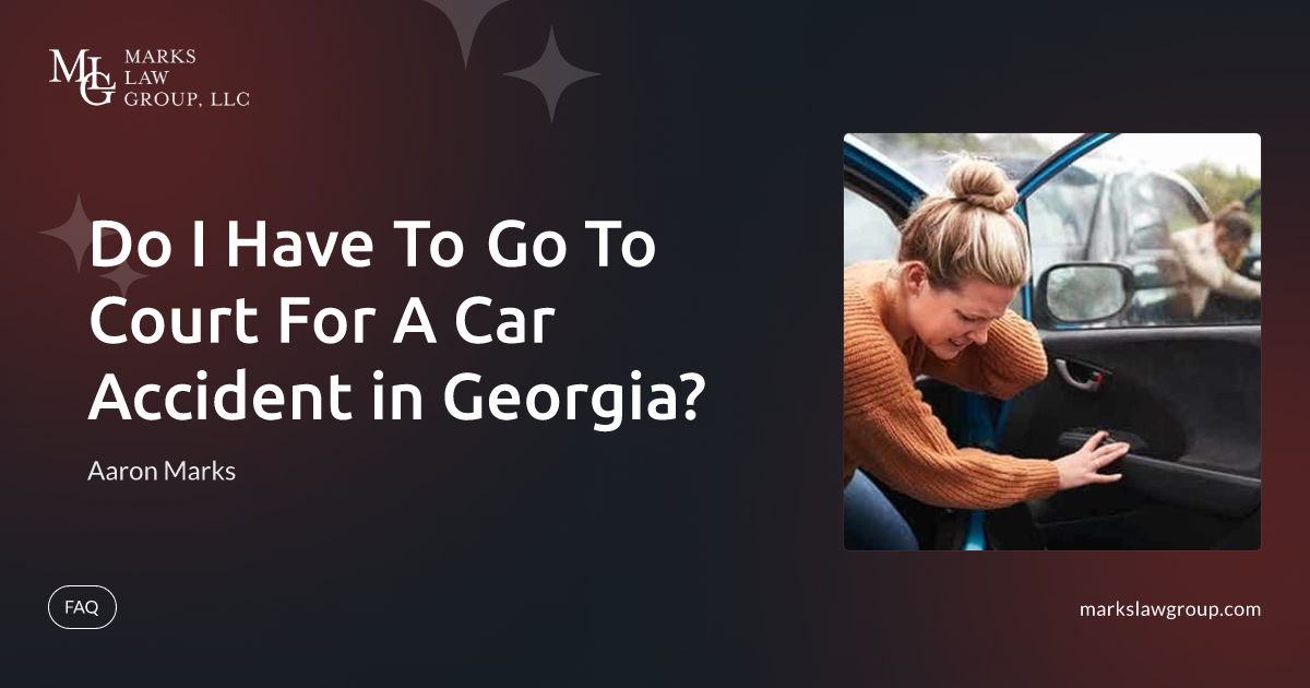 Do You Have to Go to Court for a Car Accident in