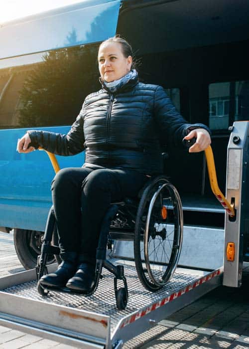 medical transport wheelchair van