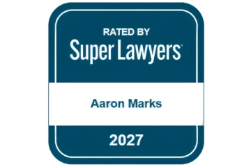Super Lawyers 2027 rating badge for Aaron Marks