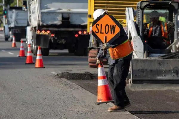 Car Accident in a Work Zone